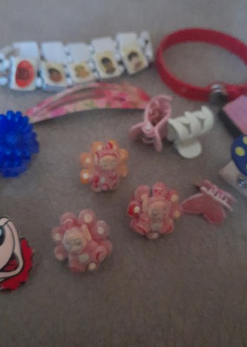 Renkli Boncuklu Çocuk Saç Tokaları ve Bantları  toplu satış - Görsel 3