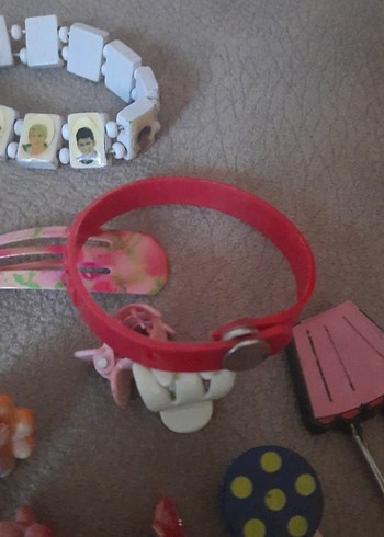 Renkli Boncuklu Çocuk Saç Tokaları ve Bantları  toplu satış - Görsel 5