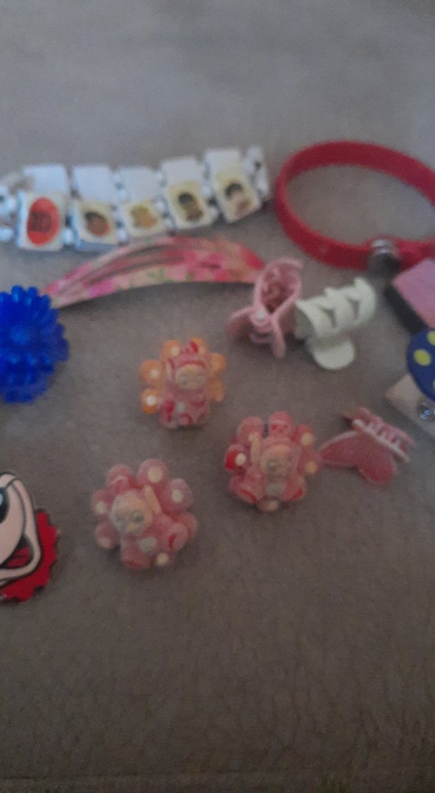 Renkli Boncuklu Çocuk Saç Tokaları ve Bantları  toplu satış - Görsel 3