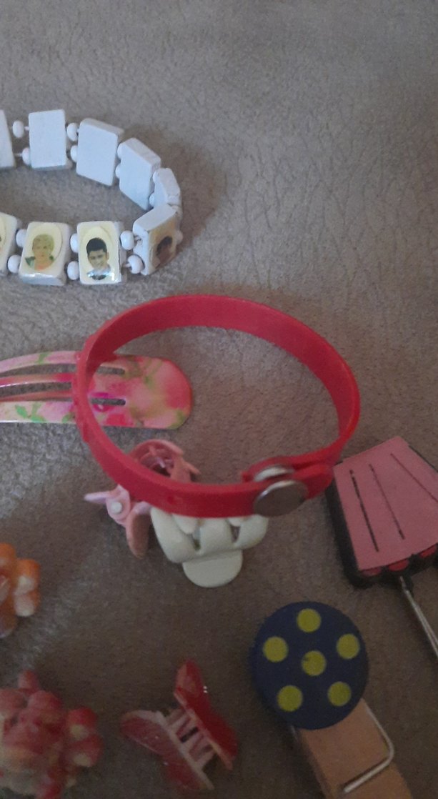 Renkli Boncuklu Çocuk Saç Tokaları ve Bantları  toplu satış - Görsel 5