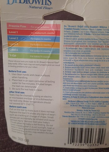 Dr. Brown's Standard 6 ay ve üzeri Biberon - Görsel 2