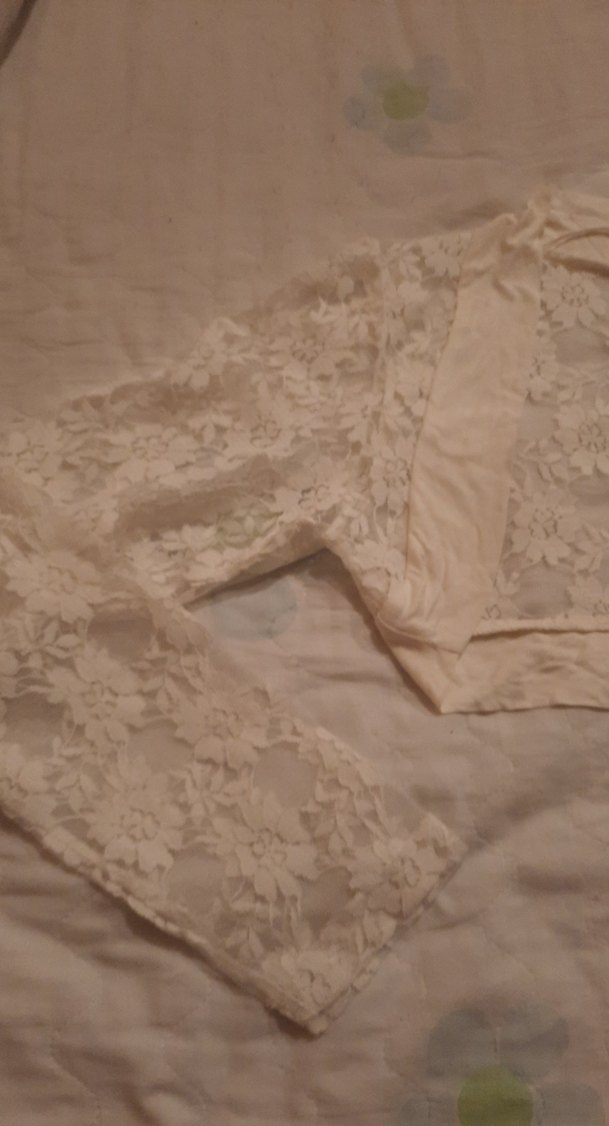 Kız Çocuk Bej Dantel Bolero - Görsel 4