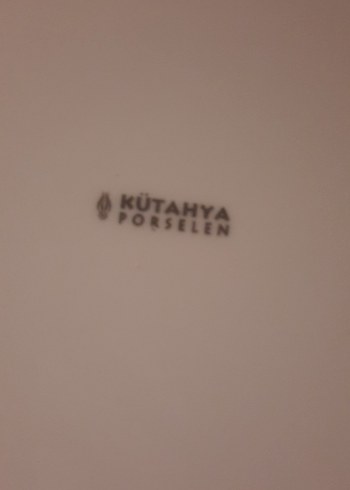 Çiçek Desenli Beyaz Yemek Tabağı Seti    kütahya - Görsel 5