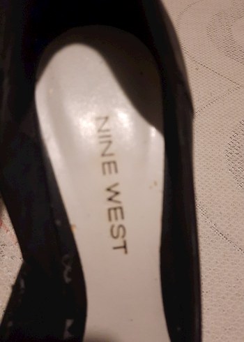 Nine West Siyah Deri Stiletto Topuklu Kadın Ayakkabı  (M..5) - Görsel 2