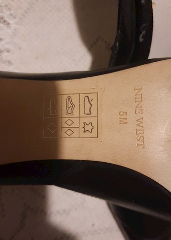 Nine West Siyah Deri Stiletto Topuklu Kadın Ayakkabı  (M..5) - Görsel 11