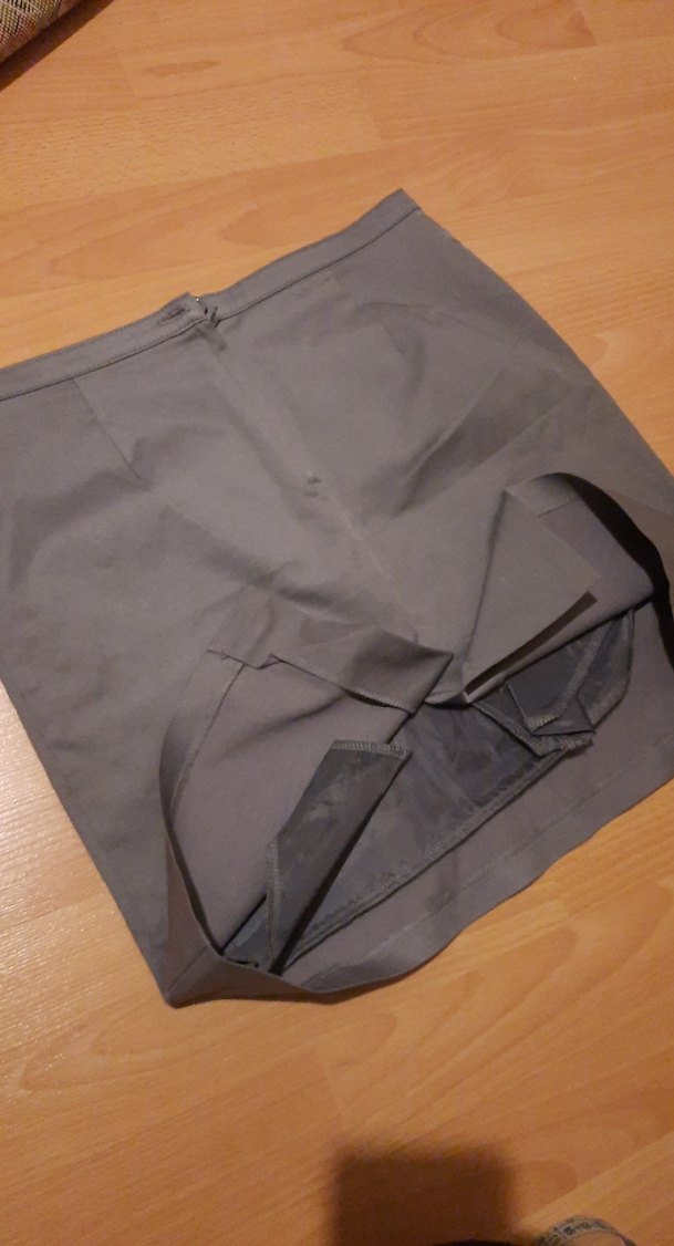 Gri Midi Kalem Etek  M  bed - Görsel 4