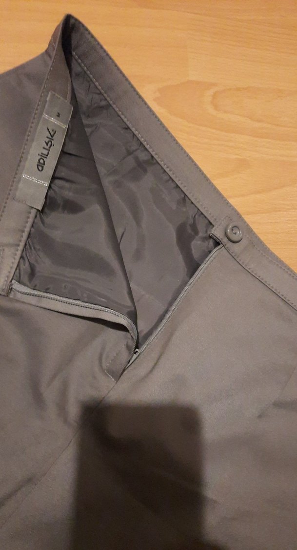 Gri Midi Kalem Etek  M  bed - Görsel 5