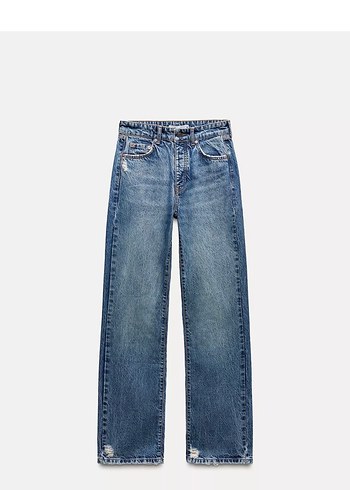 Kadın Mavi Denim Regular Fit Jean
