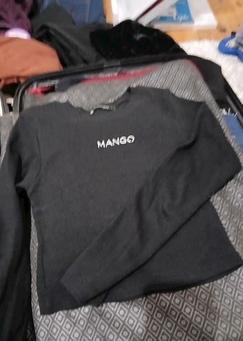 Mango Siyah Kadın Uzunkol Body - Görsel 3