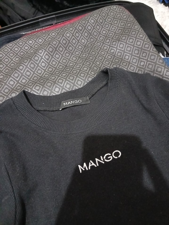 Mango Siyah Kadın Uzunkol Body - Görsel 2