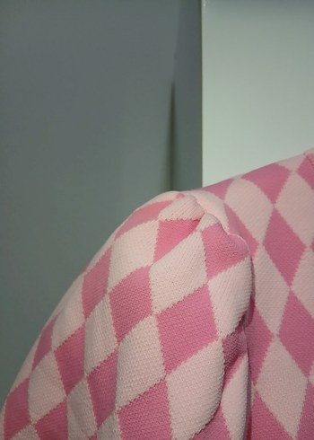 Pembe Desenli Kız Kazak - Görsel 4