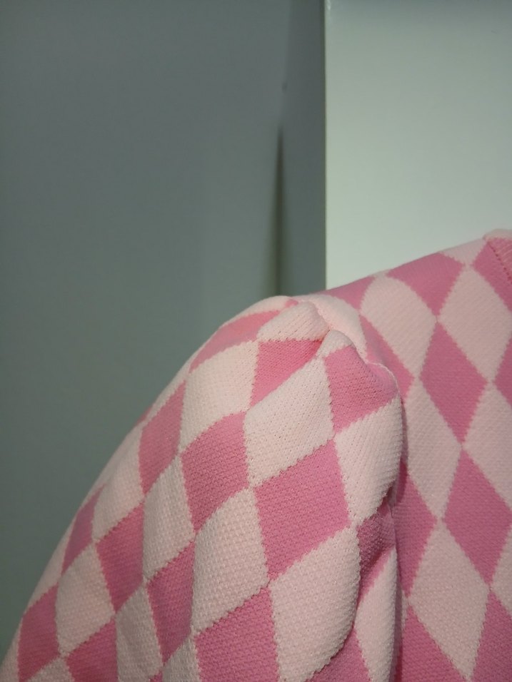 Pembe Desenli Kız Kazak - Görsel 4