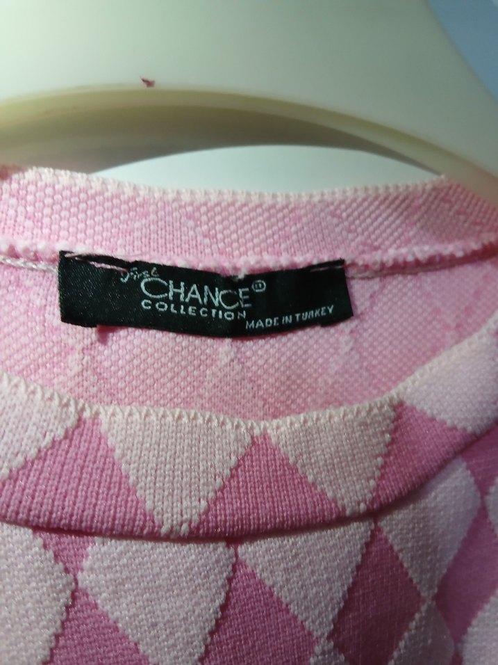 Pembe Desenli Kız Kazak - Görsel 2