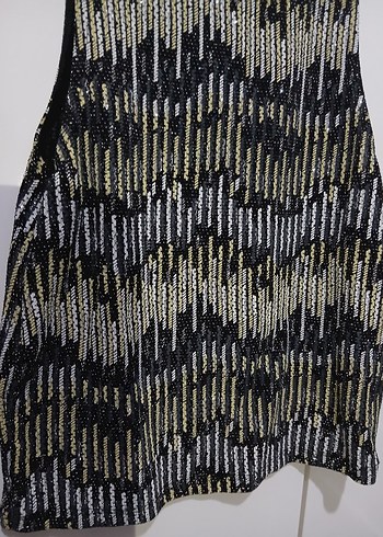 Yılan Desenli Kolsuz Mini Üst - Görsel 2