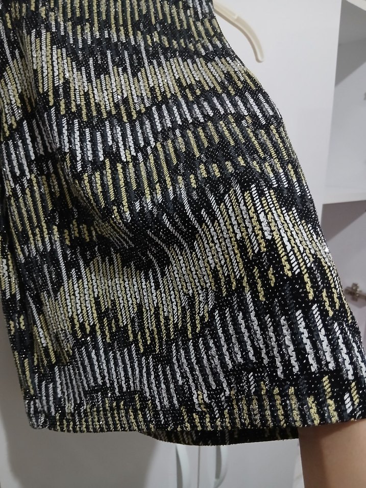 Yılan Desenli Kolsuz Mini Üst - Görsel 3