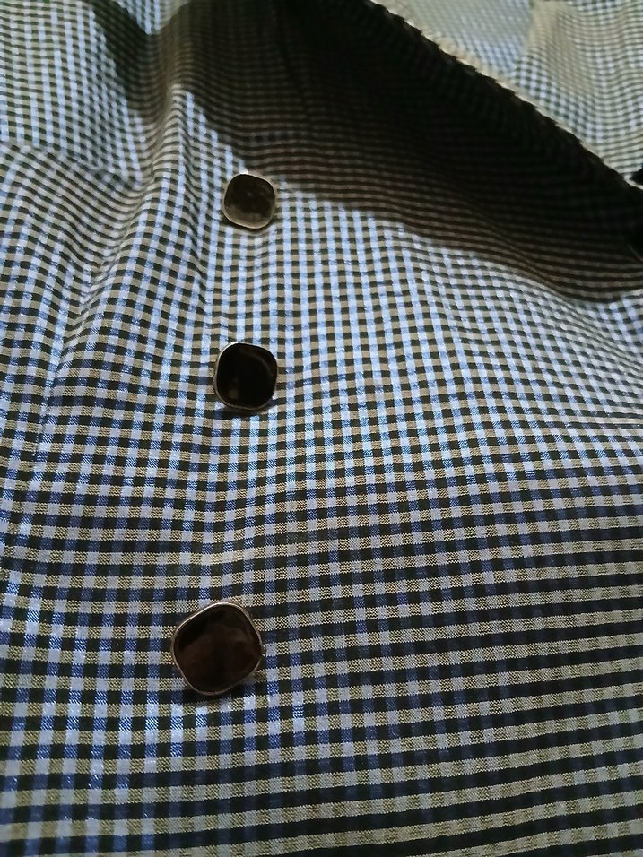 Düğmeli Gri Midi Ceket  - Görsel 2