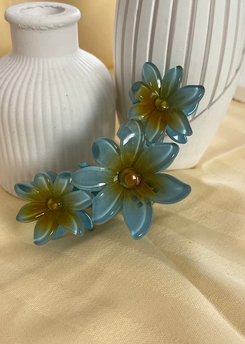 Accessorize Mavi Lotus Saç Tokası