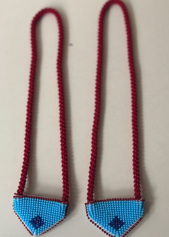 Turkuaz Renkli Minimalist Erkek Kolye - Görsel 3