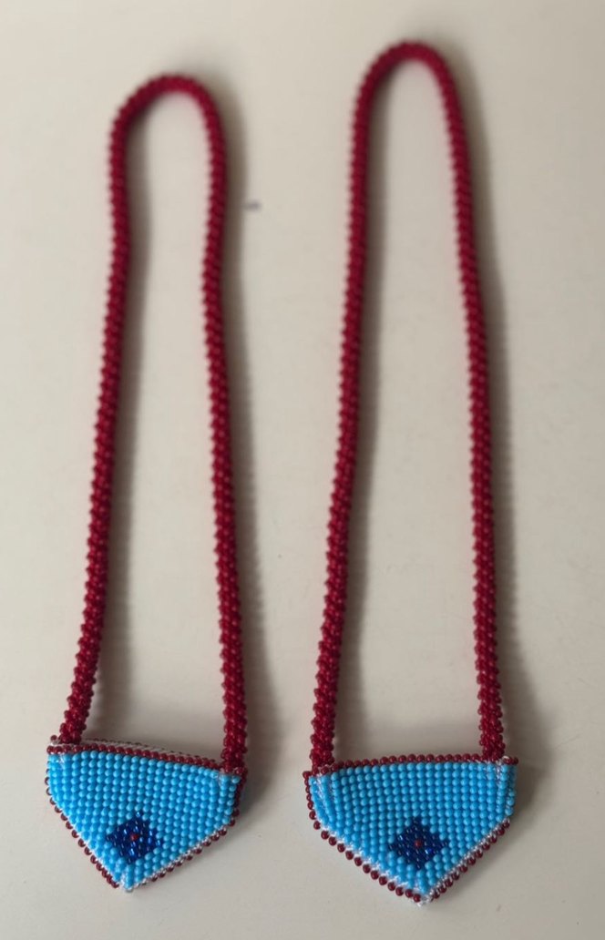 Turkuaz Renkli Minimalist Erkek Kolye - Görsel 3