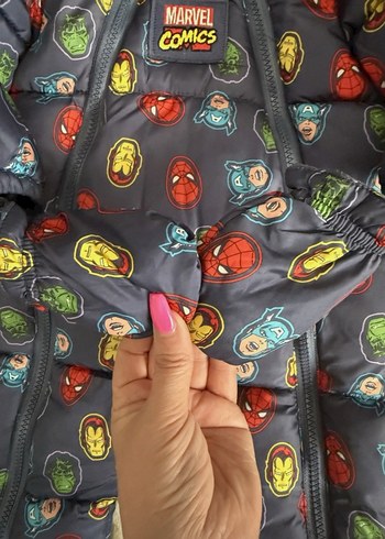 Marvel Desenli Renkli Bebek Tulumu 3/6 Aylik - Görsel 7