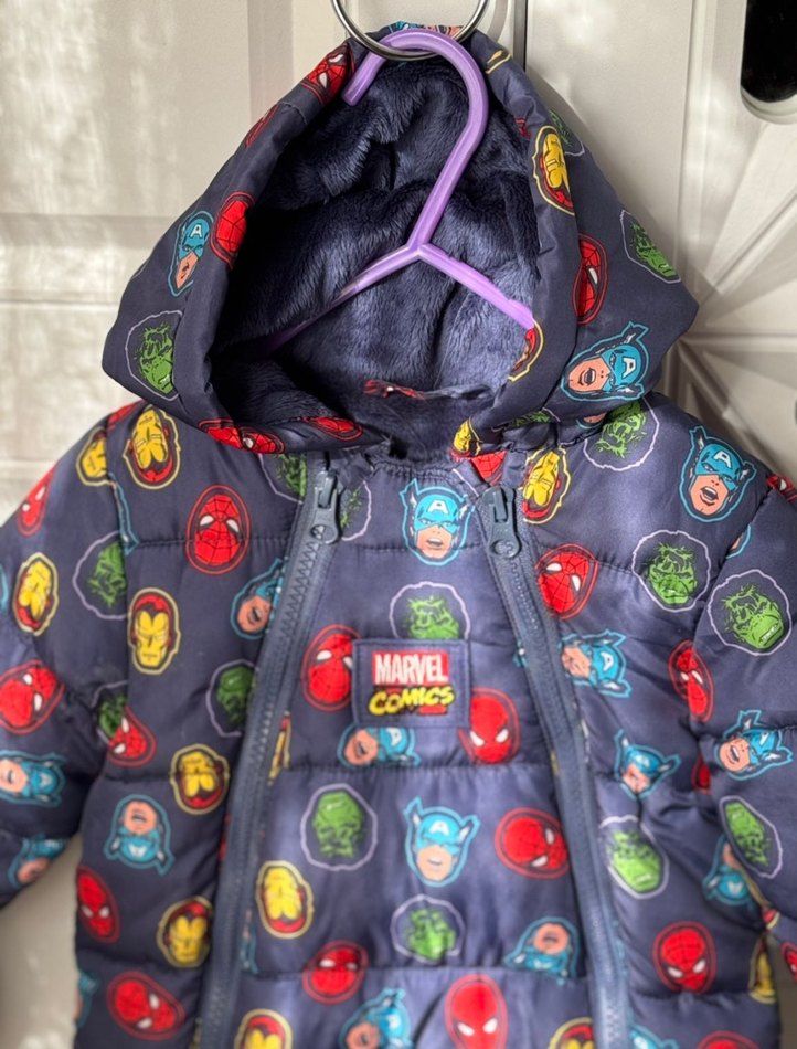 Marvel Desenli Renkli Bebek Tulumu 3/6 Aylik - Görsel 2