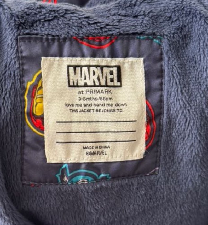 Marvel Desenli Renkli Bebek Tulumu 3/6 Aylik - Görsel 4