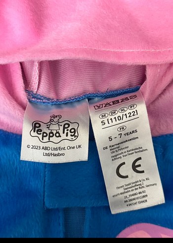 Kız Çocuk Mavi Baskılı Polar Bornoz - Görsel 3