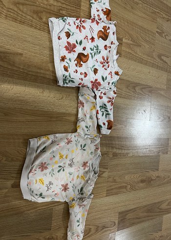LC Waikiki Bebek Kız Uzun Kollu Baskılı 2'li Takım