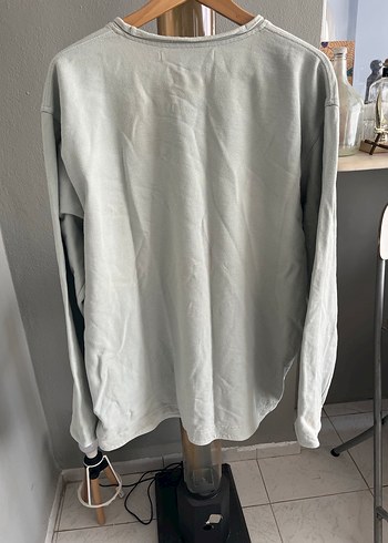 Big Star buz mavisi Erkek Uzun Kollu Yuvarlak Yaka Sweatshirt - Görsel 4