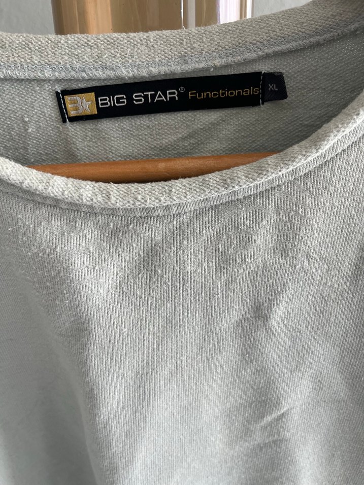 Big Star buz mavisi Erkek Uzun Kollu Yuvarlak Yaka Sweatshirt - Görsel 5