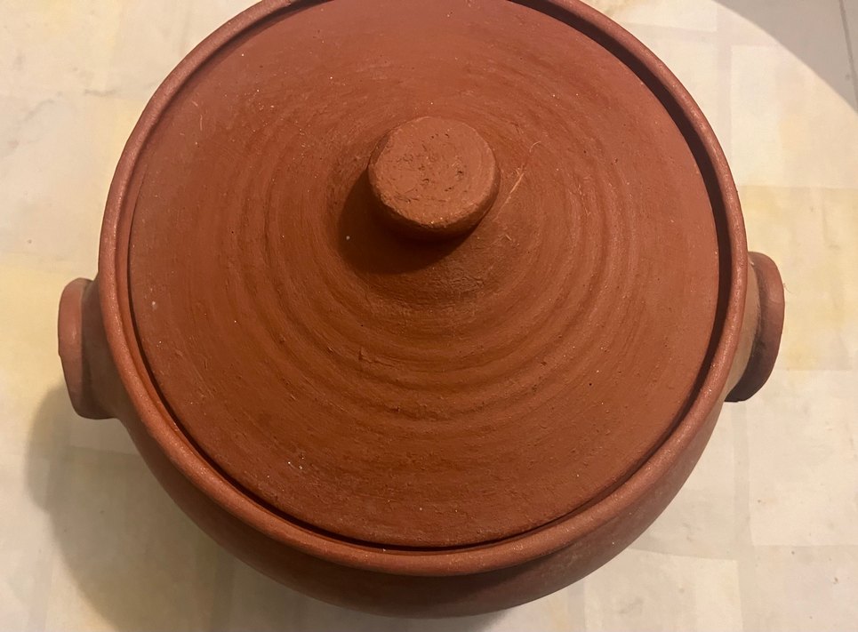 Seramik Koyu Kahverengi Toprak Tencere - Görsel 3