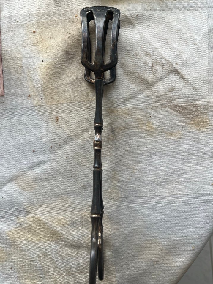 Gri Metal Servis Maşası - Görsel 4