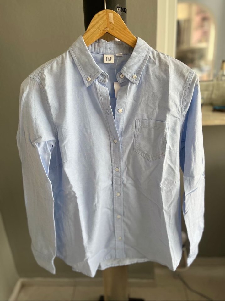 Mavi Denim Uzun Kollu Kadın Gömlek - Görsel 3