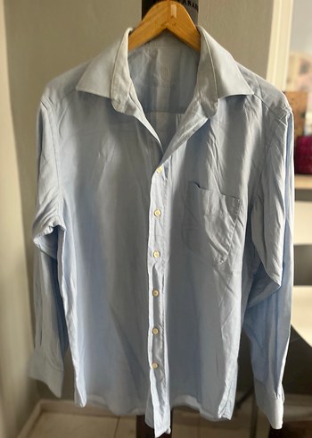 Vakko Mavi Keten Gömlek, Uzun Kollu, Regular Fit - Görsel 3