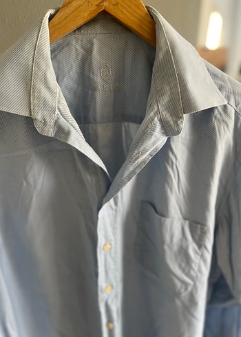 Vakko Mavi Keten Gömlek, Uzun Kollu, Regular Fit - Görsel 6