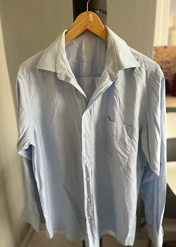 Vakko Mavi Keten Gömlek, Uzun Kollu, Regular Fit - Görsel 2