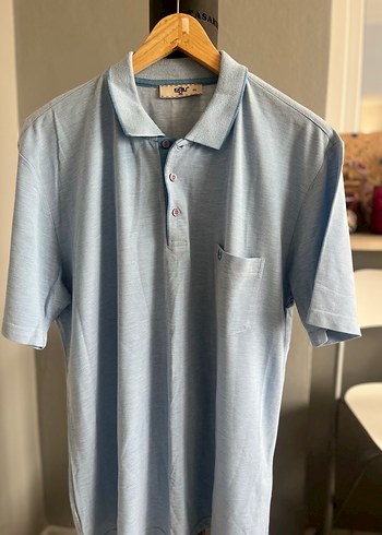 Kiğılı Gri Kısa Kollu Polo Tişört - Görsel 2