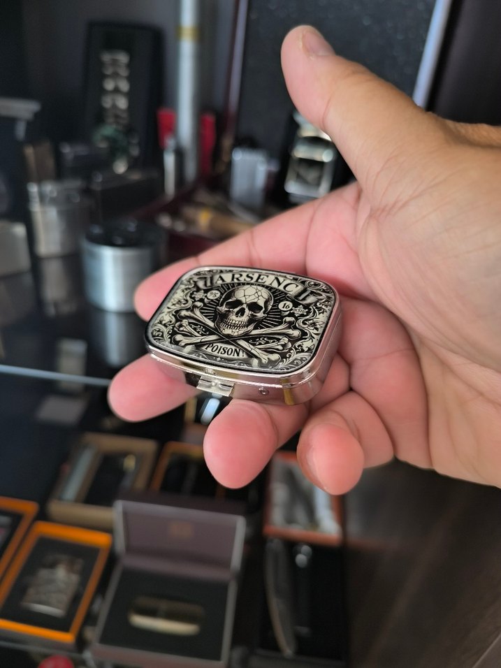 küçük metal cep kutusu - Görsel 2