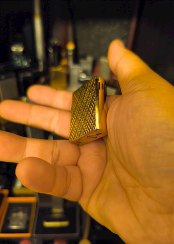 1960s Vintage altın kaplama çakmak - Görsel 3