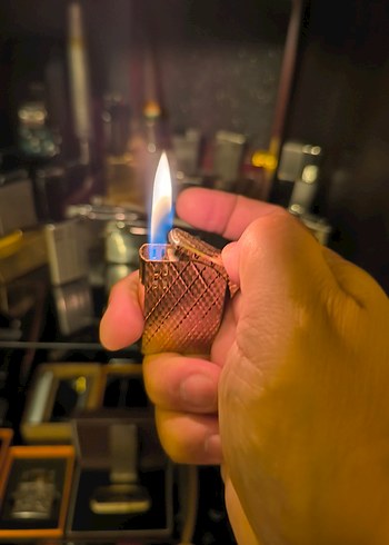 1960s Vintage altın kaplama çakmak - Görsel 4