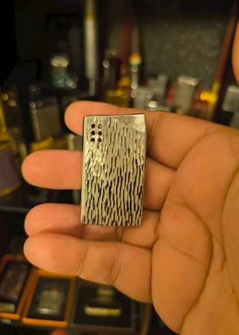 1960s Vintage gümüş kaplama çakmak. - Görsel 2