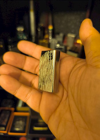 1960s Vintage gümüş kaplama çakmak. - Görsel 3