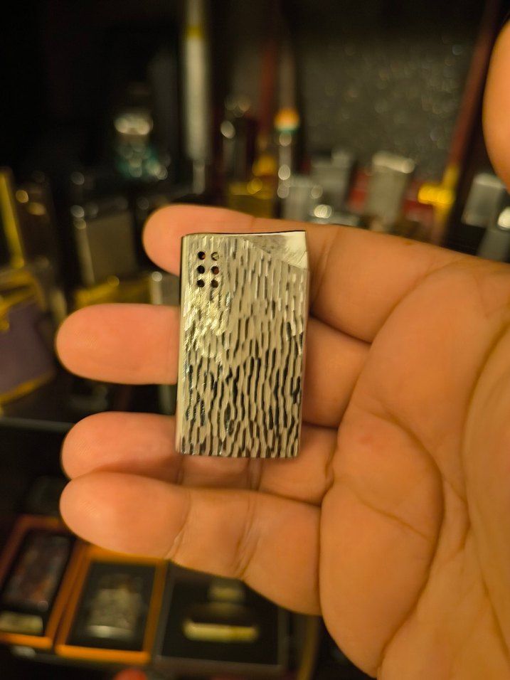 1960s Vintage gümüş kaplama çakmak. - Görsel 2