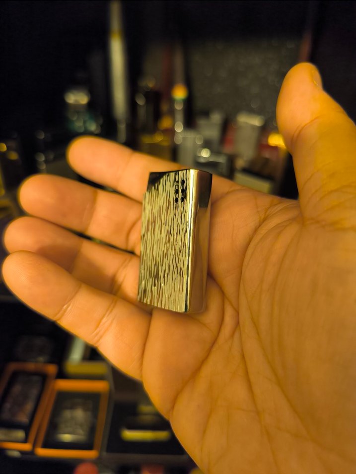 1960s Vintage gümüş kaplama çakmak. - Görsel 3