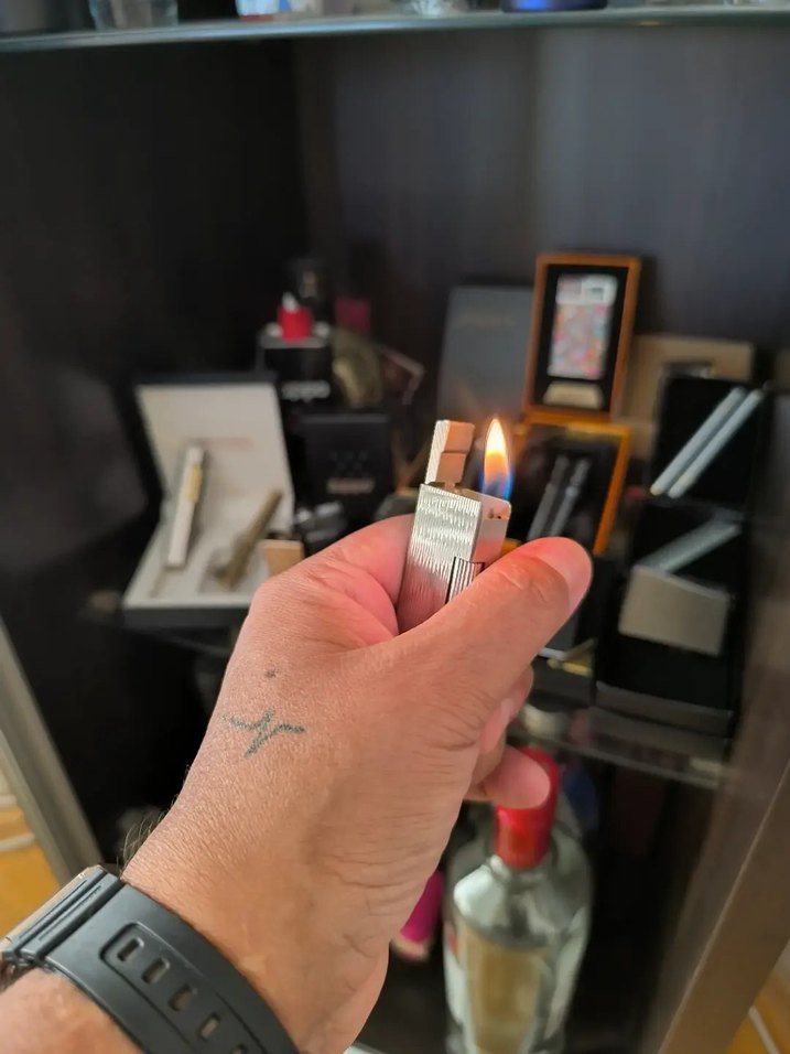 1960s Aka Alman üretimi Harika Vintage çakmak - Görsel 4