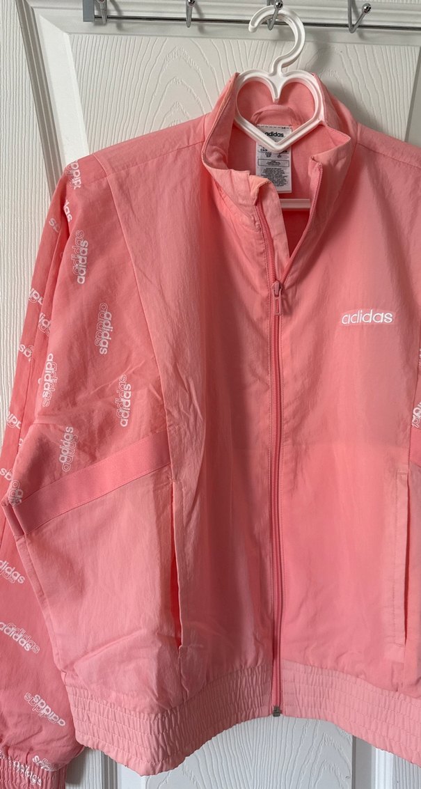 Pembe Adidas Kadın Spor Ceket - Görsel 3