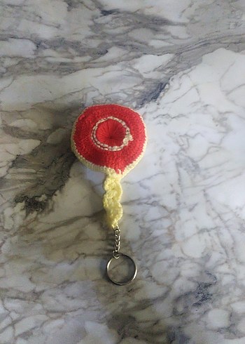 Renkli Püsküllü Bohem Kadın Anahtarlık - Görsel 2