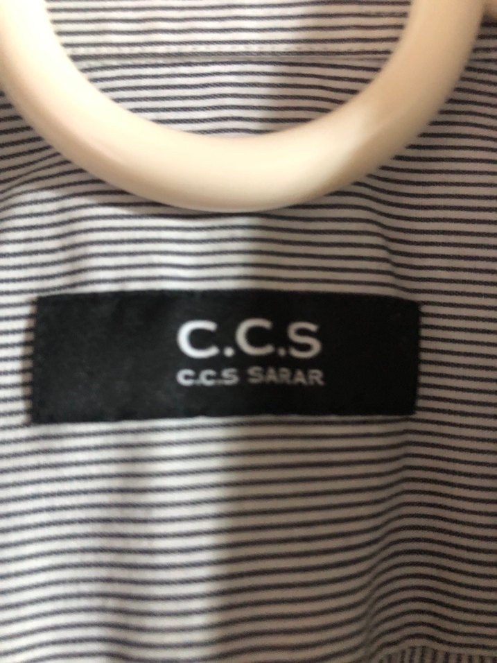 Gri Kısa Kollu Keten Erkek Gömlek - Görsel 2