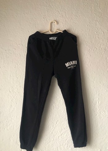 Düğmeli Siyah Vintage Kadın Eşofman Altı - Görsel 4