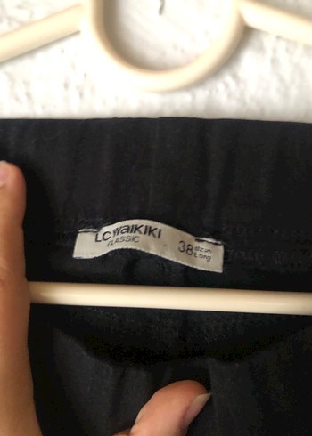 Düğmeli Siyah Vintage Kadın Eşofman Altı - Görsel 3